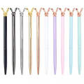 Wholesale Cute Ball Pen Animal Head Metal Rabbit Advertising Pen Ballpoint Pen for Sublimation